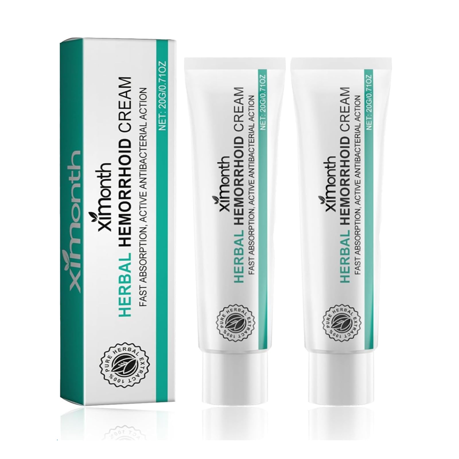 KANBHE Hemorrhoid Cream, Herbal Hemorrhoid Cream, Natural Hemorrhoid Ointment, for Men and Women Hemroid Creams (2PCS) KANBHE uk supplements