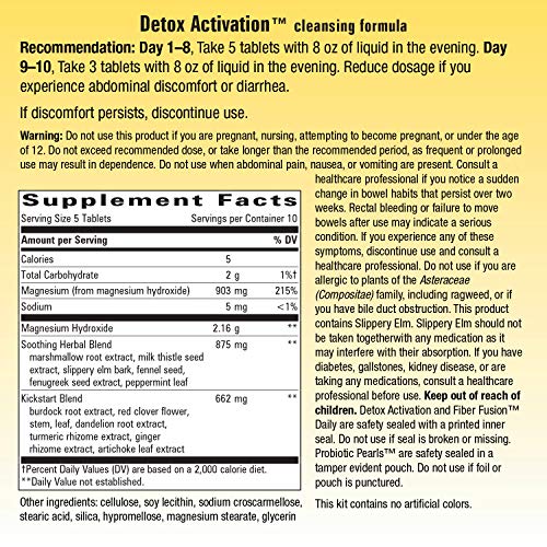 Nature's Way Whole Body Cleanse Complete, 10 Day Detox Cleansing System Kit with Probiotics Enzymatic Therapy uk supplements