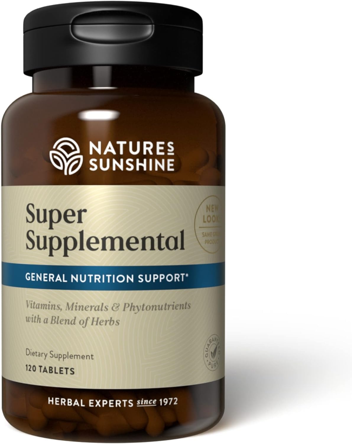 Nature's Sunshine Super Supplemental: Complete Multivitamin with Minerals, Antioxidants & More for Nutritional Gaps, Overall Health, Immune & Energy Support. 120 Tabs Nature's Sunshine uk supplements