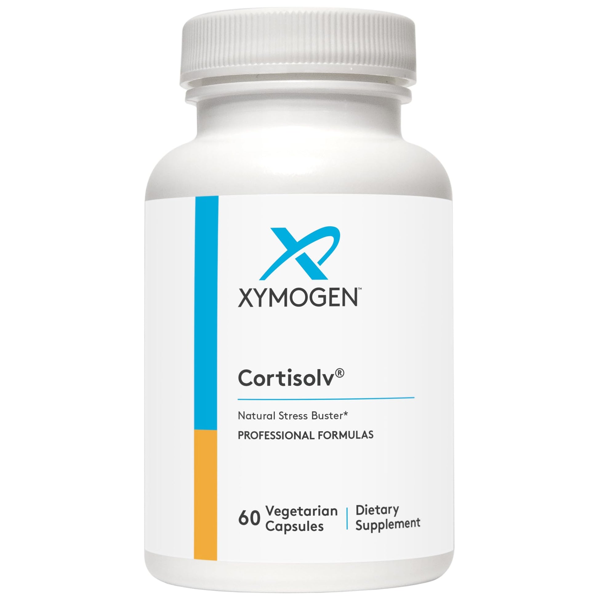 XYMOGEN Cortisolv Cortisol Supplement - Ashwagandha Supplement with L Theanine to Support Healthy Cortisol Levels, Energy, Relaxation and Mental Clarity (60 Capsules) XYMOGEN uk supplements