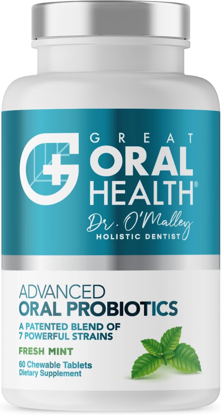 Oral Probiotics for Mouth Bad Breath Treatment for Adults: Dentist Formulat Great Oral Health uk supplements