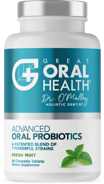 Oral Probiotics for Mouth Bad Breath Treatment for Adults: Dentist Formulated Advanced Great Oral Health uk supplements