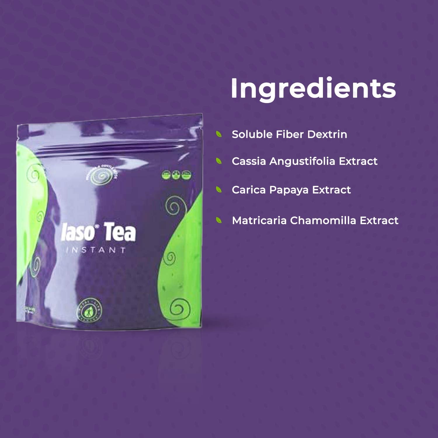 TLC Total Life Changes IASO Natural Detox Instant Herbal Tea - Expiration Date on the Top Total Life Changes uk supplements