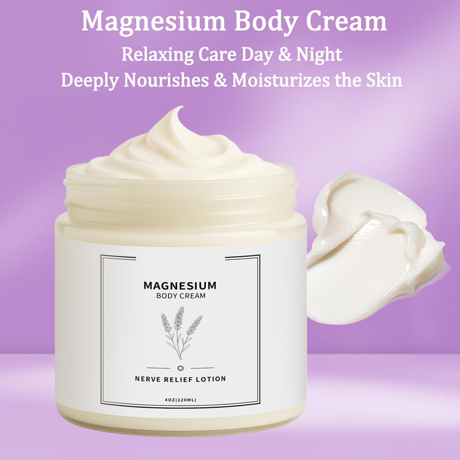 Neuropathy Cream | Nerve Relief Lotion for Feet, Legs & Hands | Magnesium Chloride with Aloe Vera Extract | Non-Greasy Formula for Day & Night Use | Thoughtful Gift for Mama, Dad, Men & Women (1) DFTLUUE uk supplements