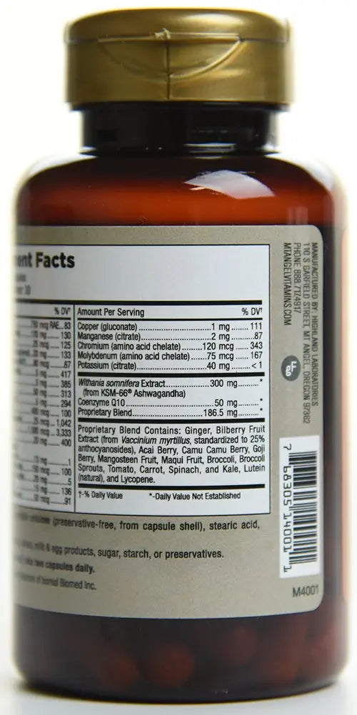 Mt. Angel Vitamins - Daily Womens Multivitamin - Adult Formula with Iron, Calcium, KSM-66 Ashwaganda, and a Potent Proprietary Herbal Blend Mt. Angel Vitamins uk supplements