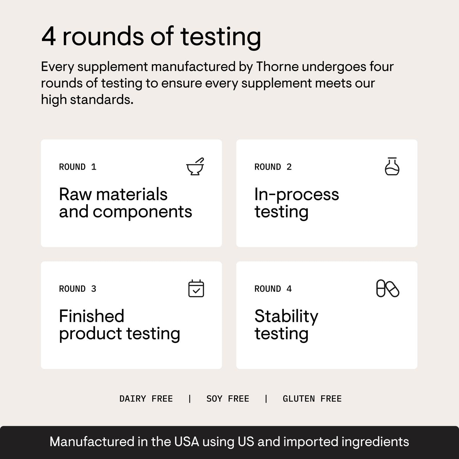 THORNE - Glycine - Amino Acid Support for Relaxation, Detoxification, and Muscle Function* - 250 Capsules THORNE uk supplements