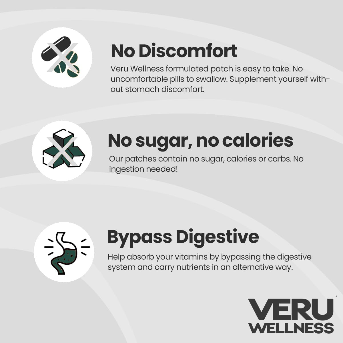 Veru Wellness Bariatric Immune, D3/K2 - Post Bariatric Gastric Bypass and Sleeve Gastrectomy - Non Ingest Patch (60 Days) Veru Wellness uk supplements