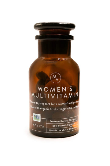 Movita Women’s Daily Multivitamin - Organic Fermented Whole Foods for Enhanced Energy, Immunity & Vitality - Vegan Movita uk supplements