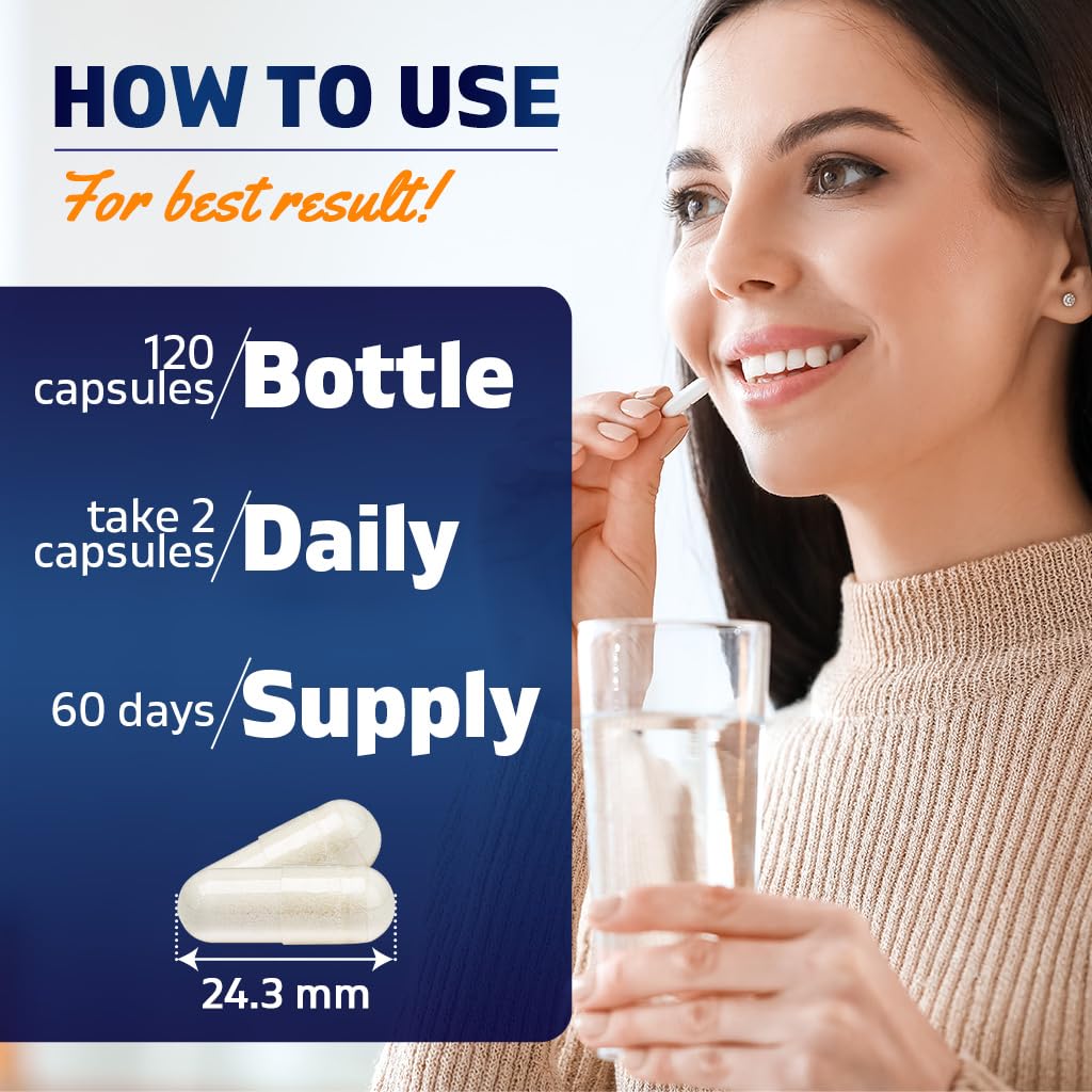 Vitamatic Magnesium Complex, 400mg Elemental MG (as Bisglycinate, Citrate, Taurate, Malate, Aspartate, Oxide, Gluconate, Lysinate Glycinate, Orotate, Succinate) - 120 Capsules per Pack - 2 Pack Vitamatic uk supplements