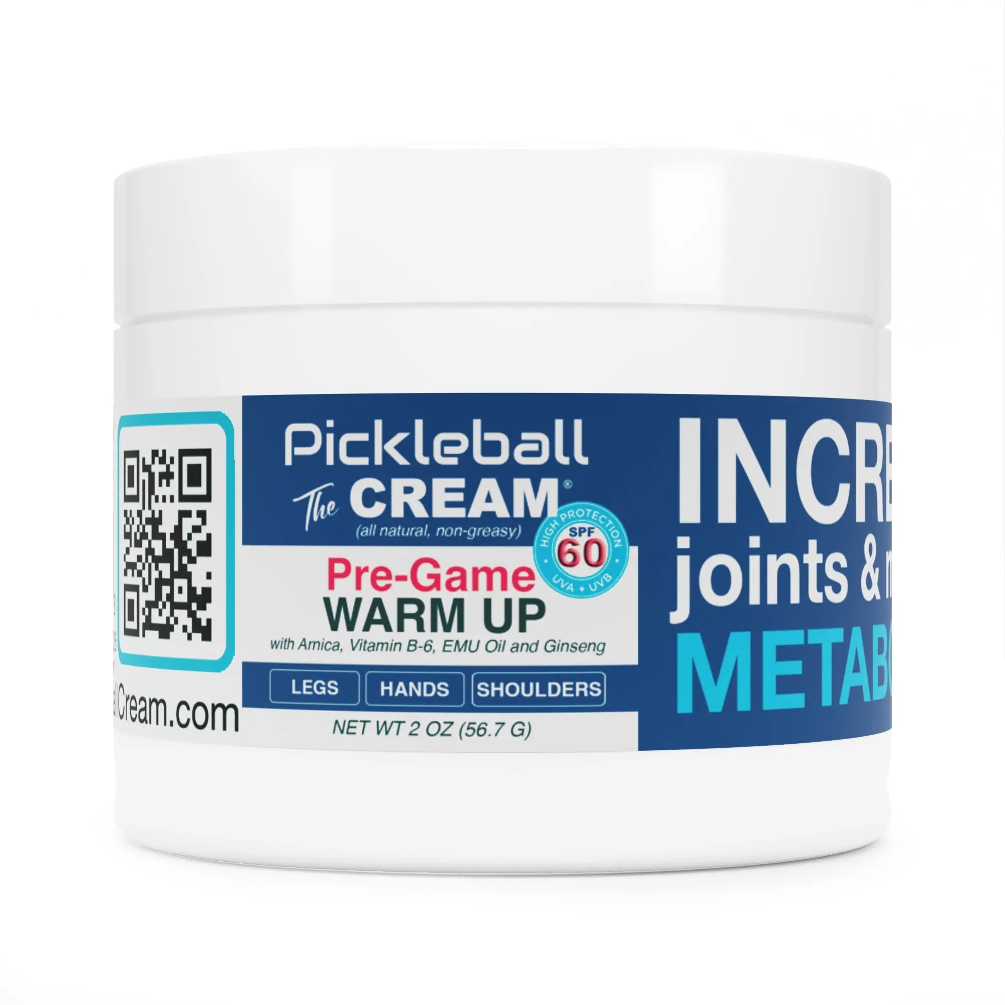 Pickleball Cream PRE-Game Warm UP SPF 60 Joint & Muscle Therapy Cream Grip Strength Pickleball Paddle Control Accurate Ball Shots Joints Muscles Metabolism Oxygen Pain Prevention Maximum Performance Pickleball Cream uk supplements