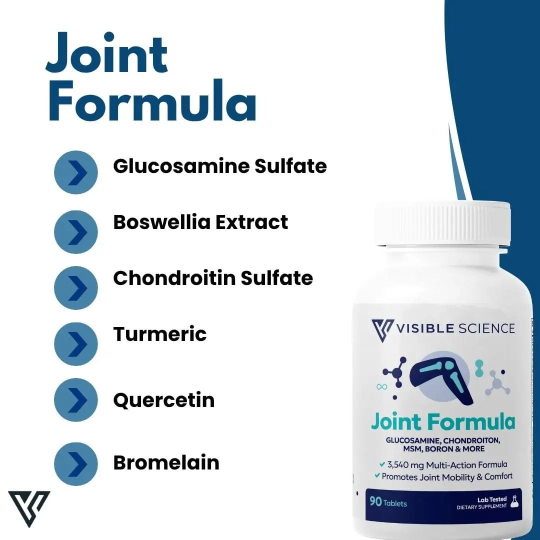 Visible Science Joint Formula – Advanced Joint Support with Herbal Blend & Antioxidants, Tablets 90ct Visible Science uk supplements