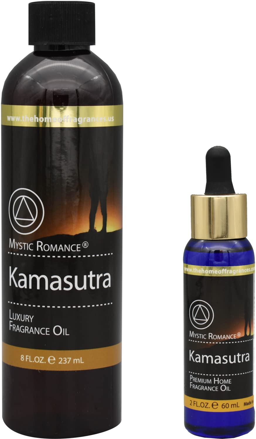 The Home of Fragrances - Set of 2 Bottles of Fragrance Oils - 2oz & 8oz (Kamasutra) Msupps.com uk supplements