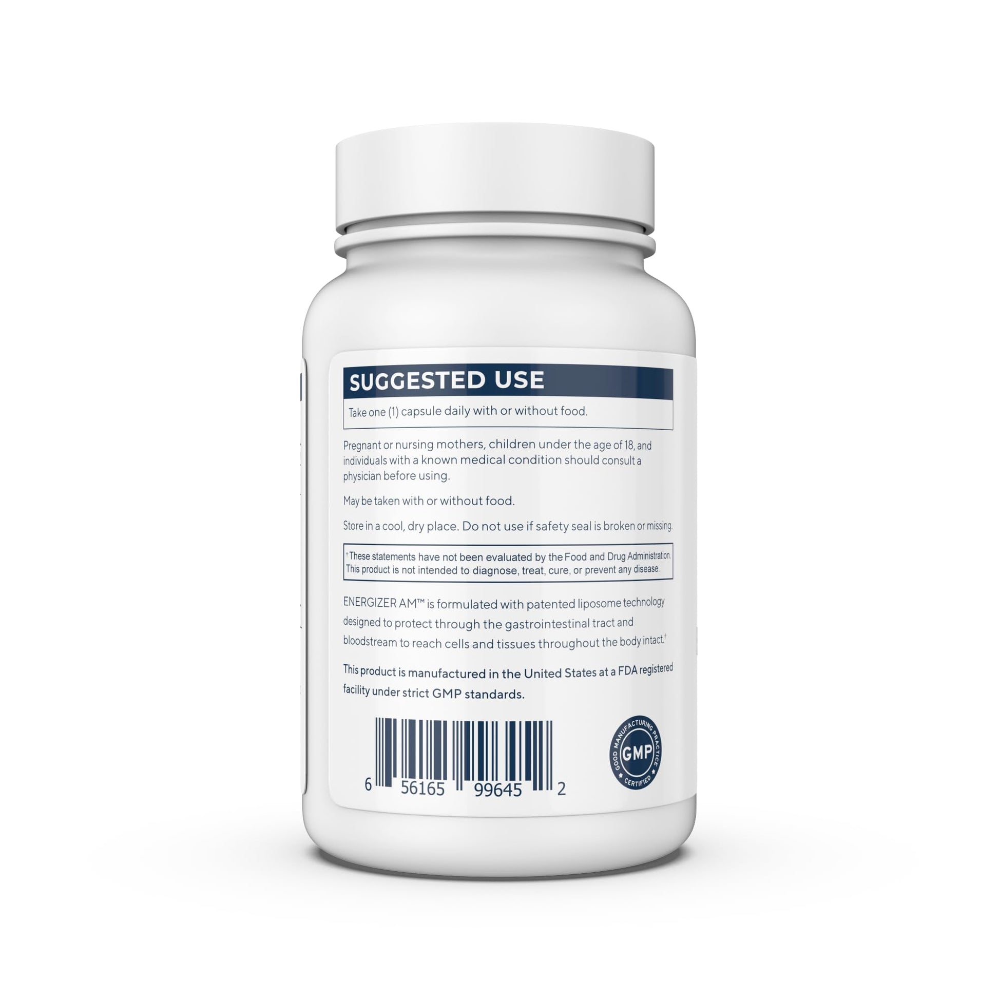 Renue By Science Energizer AM | Liposomal Resveratrol Hesperidin & Green Tea Supplement | 60 Capsules with Trans Resveratrol (65mg) Hesperidin (150mg) Green Tea Extract (35mg) - Non-GMO | Made in USA Renue By Science uk supplements