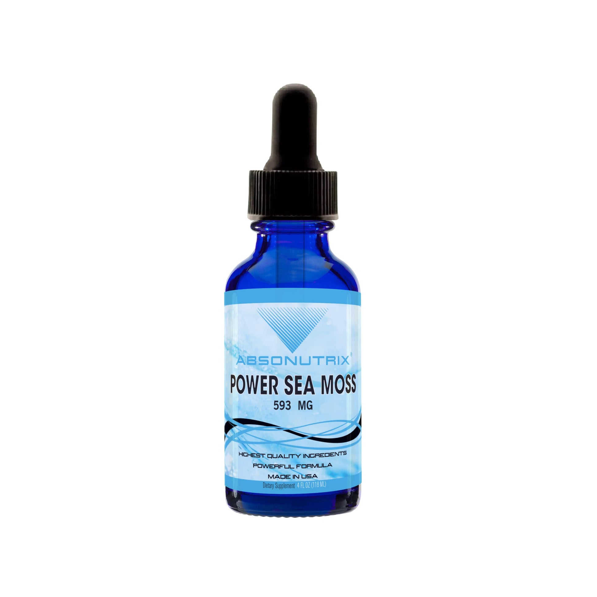 Absonutrix Power Sea Moss with Blend Burdock Root Extract 593mg, 4 Oz Liquid, 200 Servings, Made in USA, Quick Absorption, Quality Potent Ingredients, Third-Party Tested, Non-GMO Absonutrix uk supplements