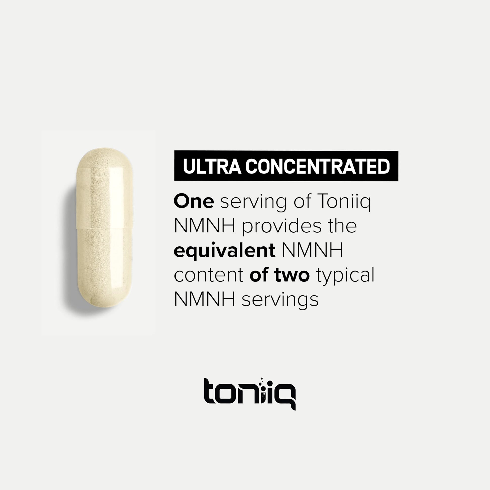 Toniiq NMNH Supplement – Clinically Studied UthPeak™ – 95% Highly Purified & Third-Party Tested for NAD+ & Healthy Aging Support Toniiq uk supplements