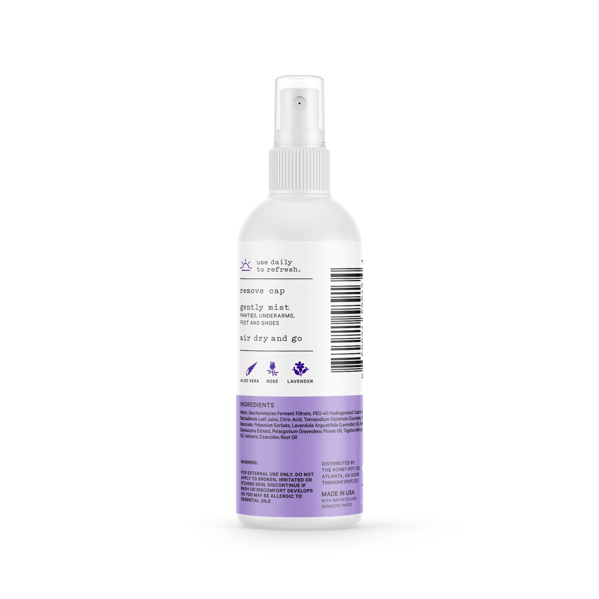 The Honey Pot Company - Refreshing and Restorative Panty and Body Plant-Derived Deodorant Spray The Honey Pot Company uk supplements