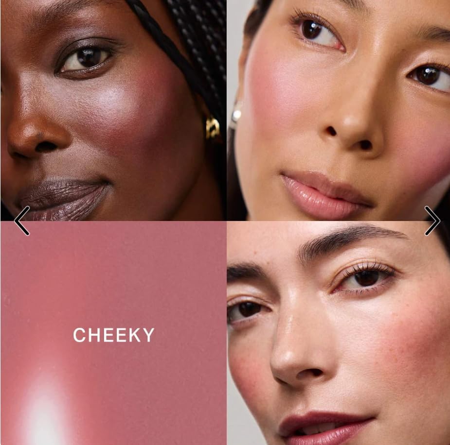 Merité Cheeky Cream Blush, Lightweight Buildable Color Balm with Vitamin E for Cheeks and Lips Flush Balm Cream Blush (0.31oz) (Cheeky - Cool Pink) Generic uk supplements