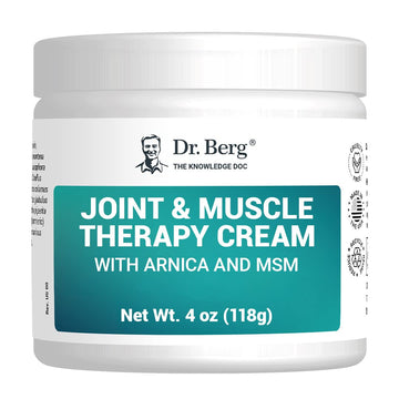 Dr. Berg's Joint & Muscle Cream - Workout Recovery, Full-Body Relaxation, Skin Nourishme Dr. Berg Nutritionals uk supplements