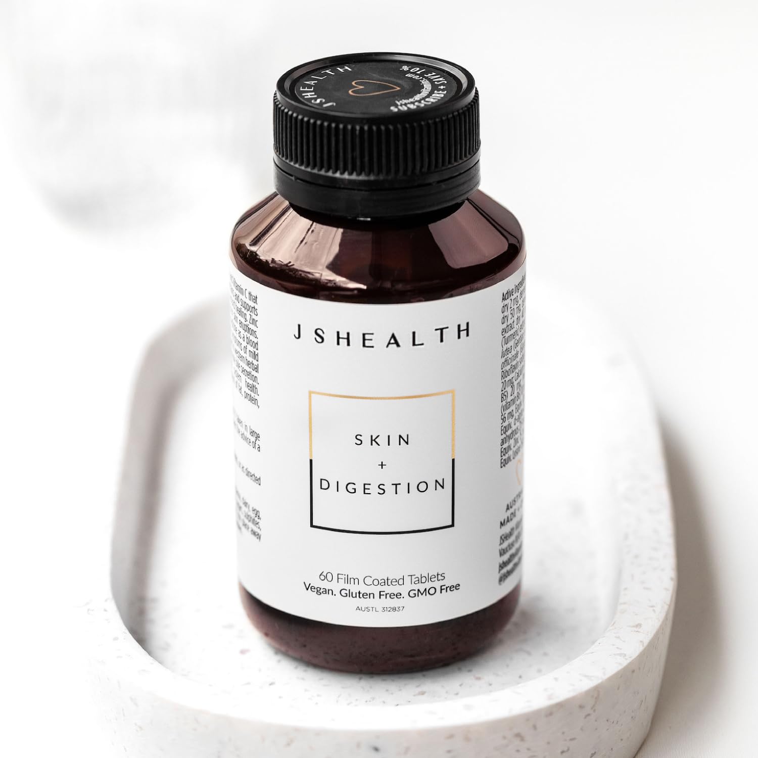 JSHealth Vitamins Skin and Digestion Formula | Skin Supplement with Zinc | Burdock JSHealth uk supplements