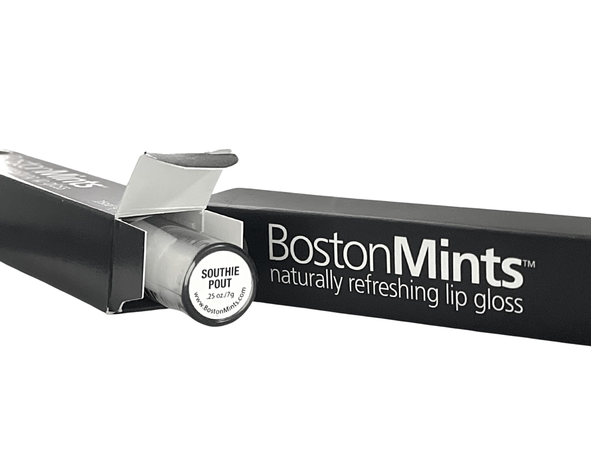 Healthy, Naturally Lip Plumping Clear LipGloss, Southie Pout (.25oz) - Vegan, Plant-Based ingredients. Cooling Mint Enhances Fullness, while Avocado Oil and Jojoba provides lasting Hydration. Boston Mints uk supplements