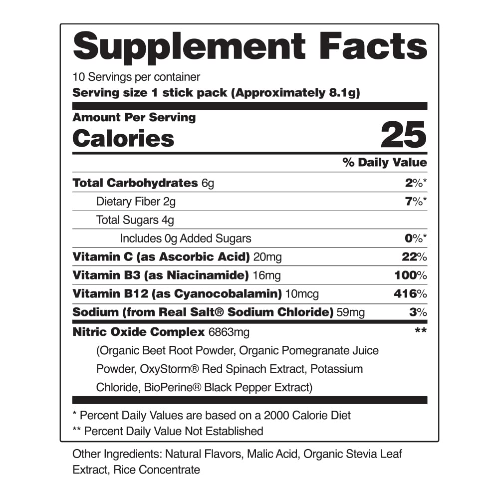 Snap Supplements Nitric Oxide Organic Beet Root Powder, Circulation Superfood On-The-Go Snap Supplements uk supplements