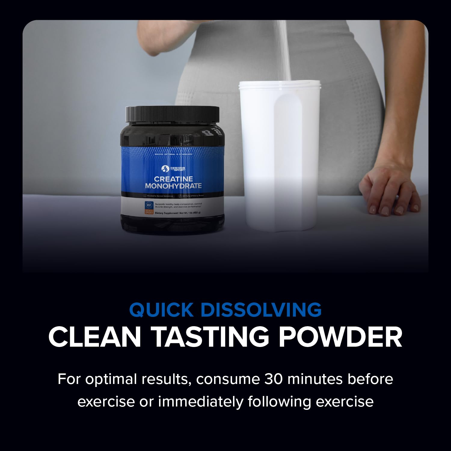 Designs for Sport Creatine Monohydrate Powder - NSF Certified for Sport Creatine Designs for Sport uk supplements