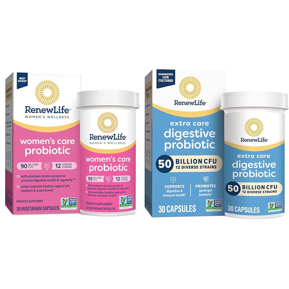 Renew Life Women's Probiotic Capsules, Supports Vaginal, Urinary, Digestive and Immune Renew Life uk supplements