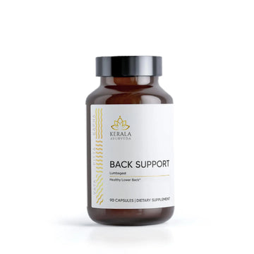 Kerala Ayurveda Back Support Herbal Capsules - Eases Occasional Discomfort of Lower Back & Supports Normal Movement of Spine, 90 Count Kerala Ayurveda uk supplements