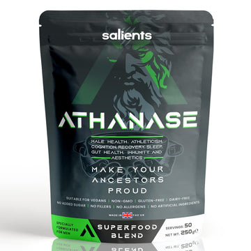 SALIENTS® ATHANASE® | Men's Super Greens Powder | Superfood Powder Blend Salients uk supplements