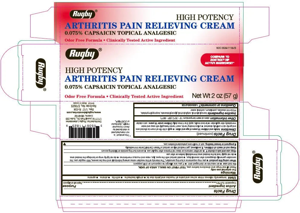 Rugby High Potency Arthritis Pain Relieving Cream, 2 oz Each (Pack of 6) Aus Healthcare uk supplements