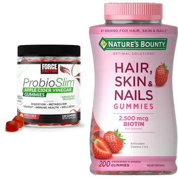 Force Factor ProbioSlim Apple Cider Vinegar Gummies with Organic, LactoSpore & Nature' Force Factor uk supplements