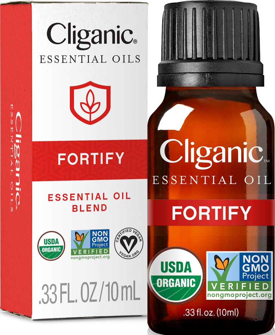 Cliganic Organic Essential Oils Blend Fortify Cliganic uk supplements