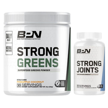 BARE PERFORMANCE NUTRITION BPN Strong Greens & Strong Joints Bundle BARE PERFORMANCE NUTRITION uk supplements