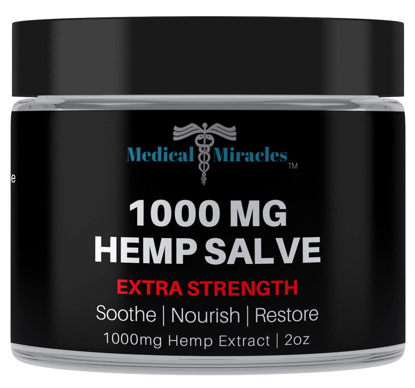 Medical Miracles Hemp 1000 Mg Extra Strength Healing Salve. Topical Salve for Skin Application. Medical Miracles uk supplements
