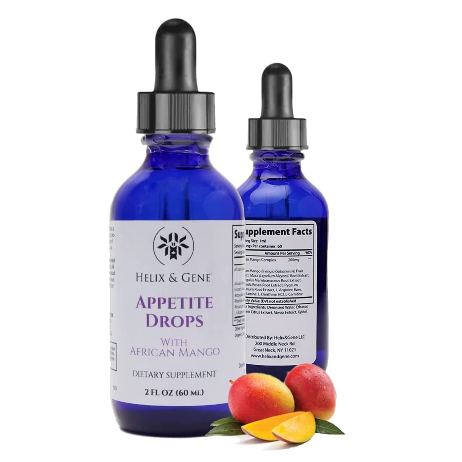 Helix & Gene Appetite Diet Drops Mango Flavor | Fast Weight Loss | Natural Metabolism Helix & Gene uk supplements