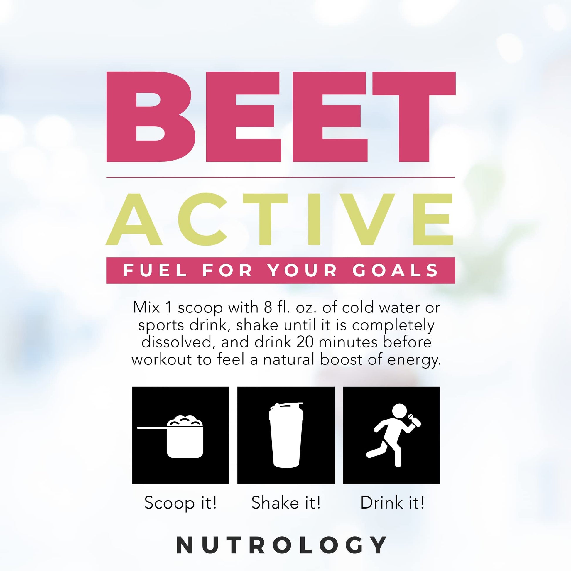 Nutrology Beet Active, Natural Pre-Workout Powder, Supports Energy, Endurance & Nitric Nutrology uk supplements