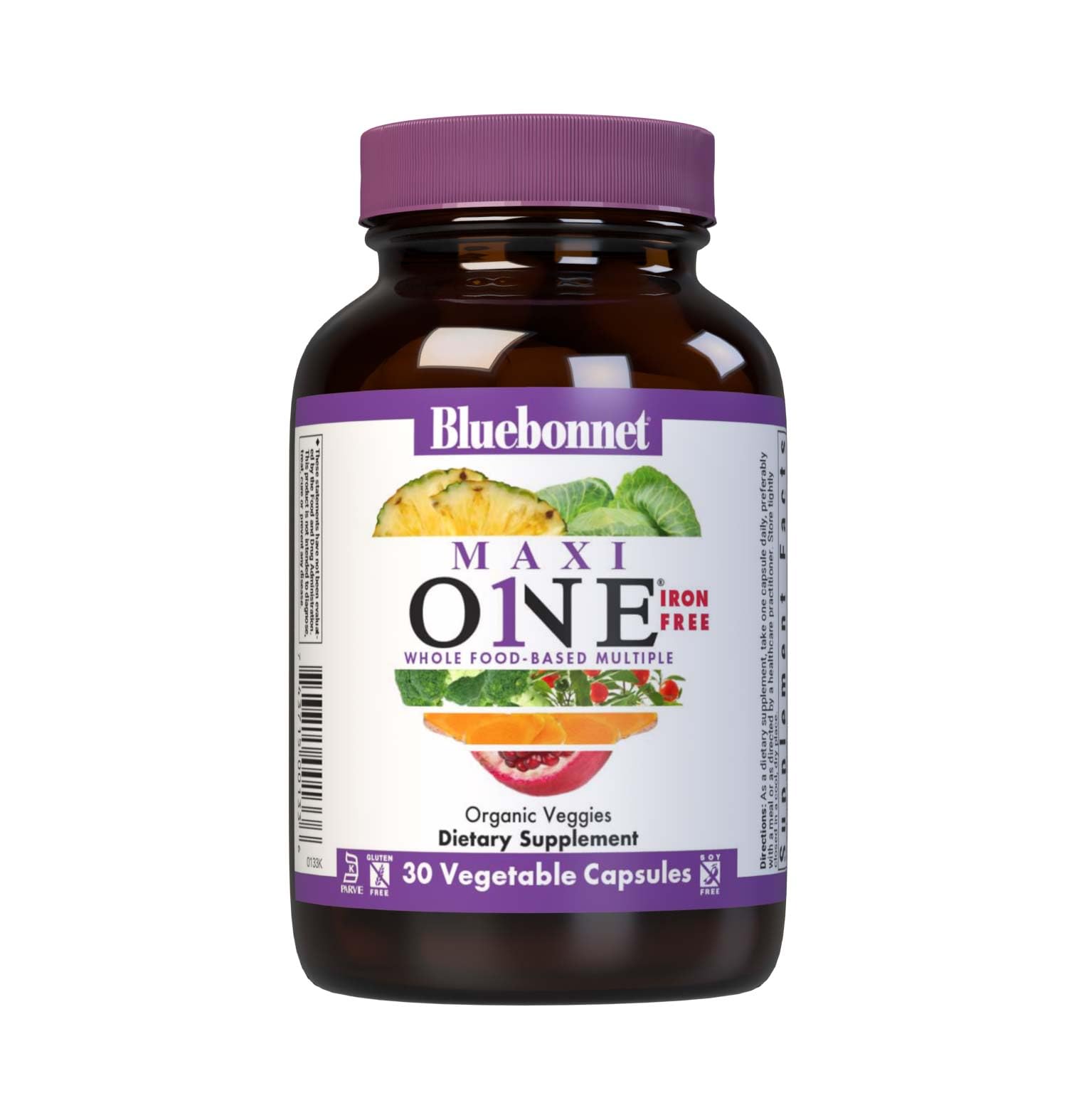 Bluebonnet Nutrition Maxi One Whole Food Multiple, Enzymes, Energy, Vitality, Gluten, Kosher, Soy & Dairy-Free, Vegetarian Friendly, Non-GMO, 30 Count BlueBonnet uk supplements