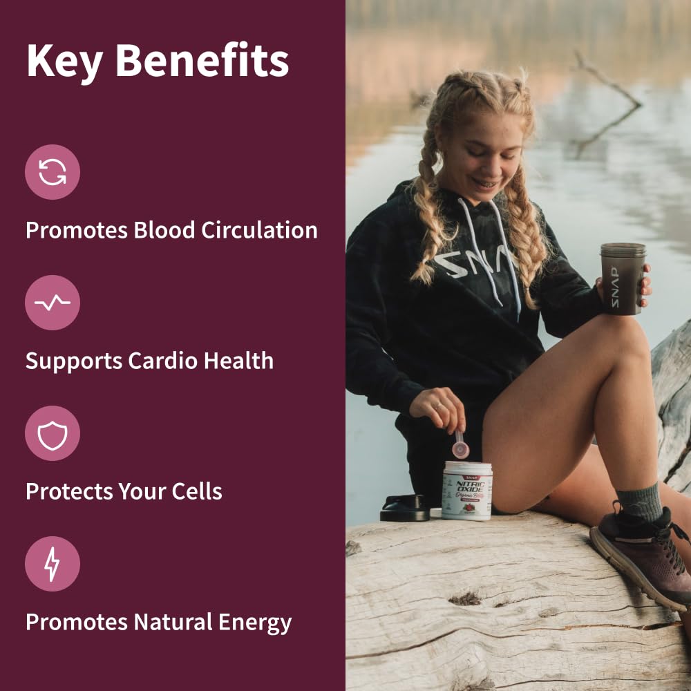 Snap Supplements USDA Organic Beet Root Powder, 3-in-1 Nitric Oxide Supplement Snap Supplements uk supplements