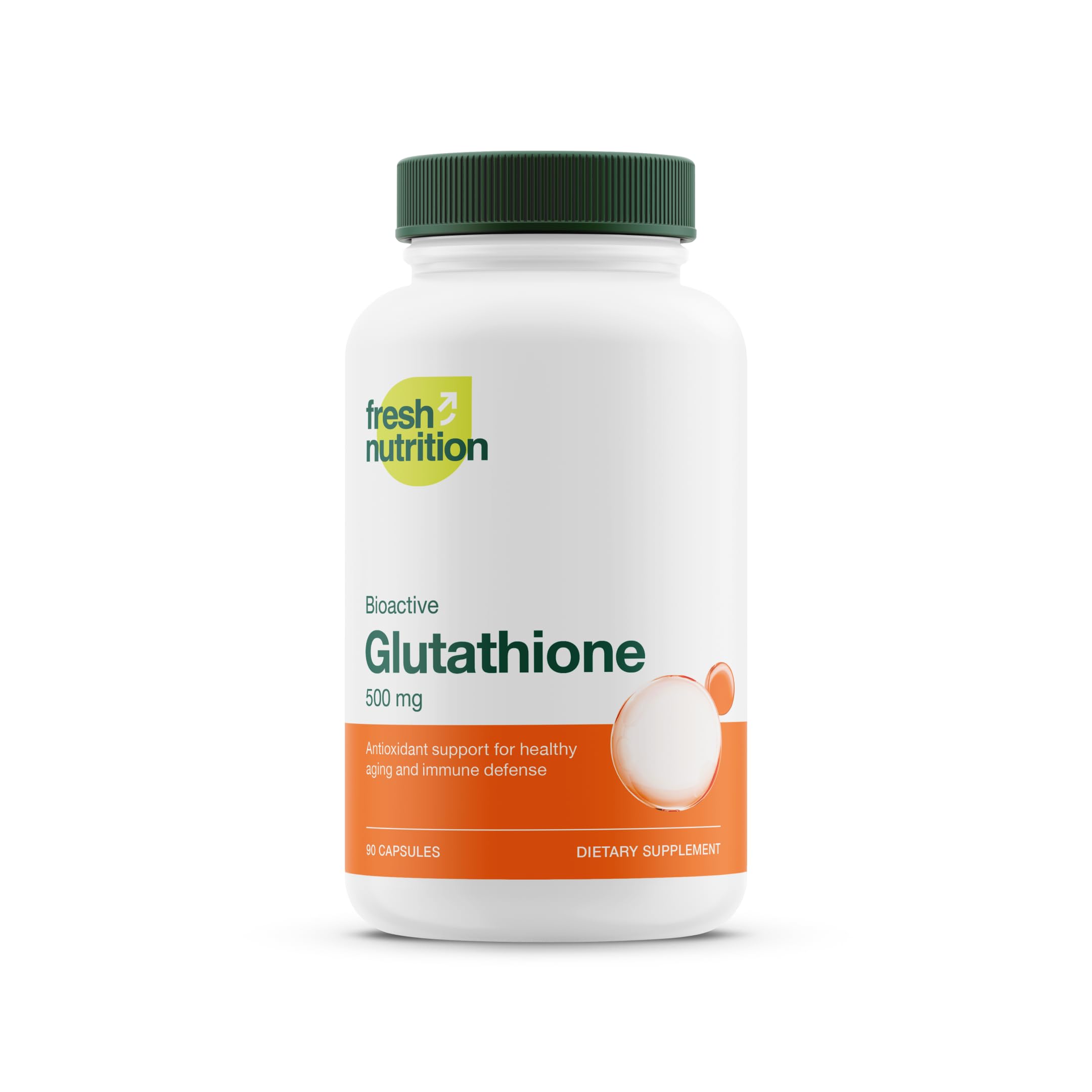 Glutathione Supplement Capsule - Strongest DNA Verified Glutathione Reduced - Vegan Friendly, Non GMO, Gluten & Soy Free Fresh Nutrition uk supplements