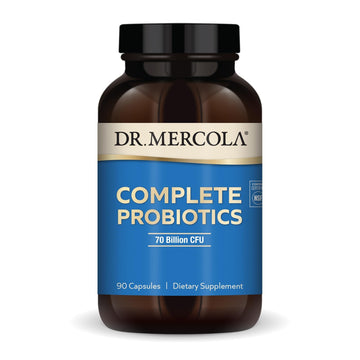 Dr. Mercola Complete Probiotics - 70 Billion CFU - Supports Immune, Digestive & Gut Health - Features 10 Strains - Shelf Stable - GMO-Free, Gluten-Free & Soy-Free - 90 Capsules (90 Servings) Dr. Mercola uk supplements