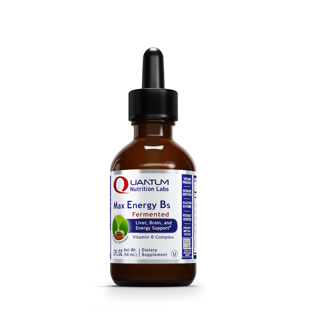 Quantum Nutrition Labs Max Energy B - Vitamin B Complex Liquid Drops, Organic Supplement for Women and Men Quantum Nutrition uk supplements