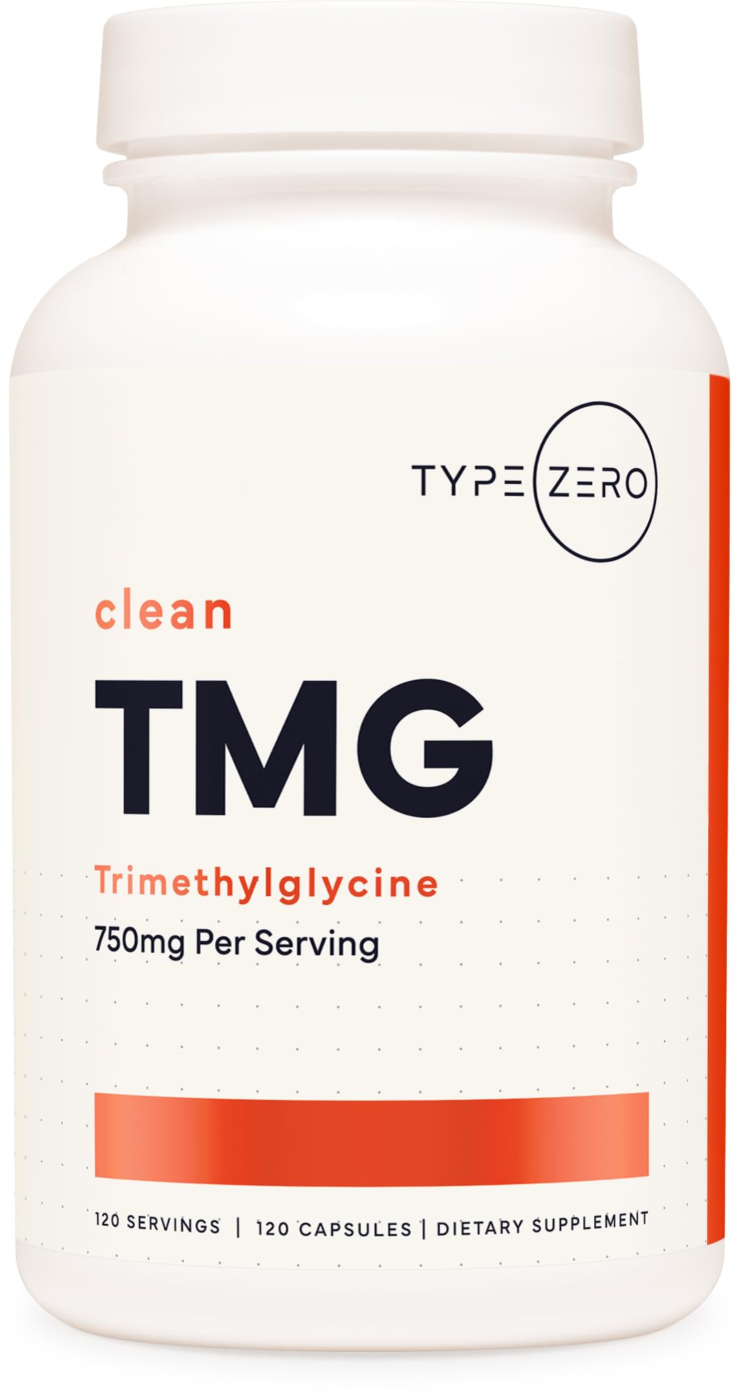Type Zero Clean TMG Trimethylglycine Capsules (120 Servings) - Non GMO, Gluten Free Type Zero uk supplements