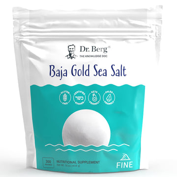 Dr. Berg's Baja Gold Sea Salt Organic - Natures Fine Sea Salt Support For Hydration Dr. Berg Nutritionals uk supplements