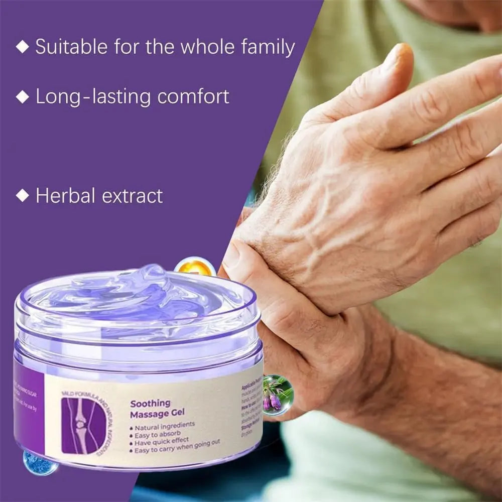 2PCS Joint Purple Gel, Purple Relief Soothing Massage Cream,Joint Activities Throughout The Body, Soothes Knees, Lumbar, Neck, Hands, and Feet Aoamsfu uk supplements