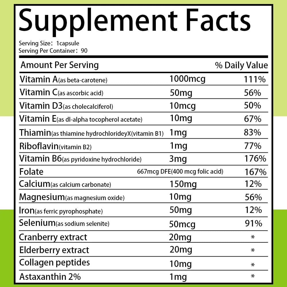 SEMAL Daily Multivitamin & Multimineral Supplement for Women (90 Capsules) SEMAL uk supplements