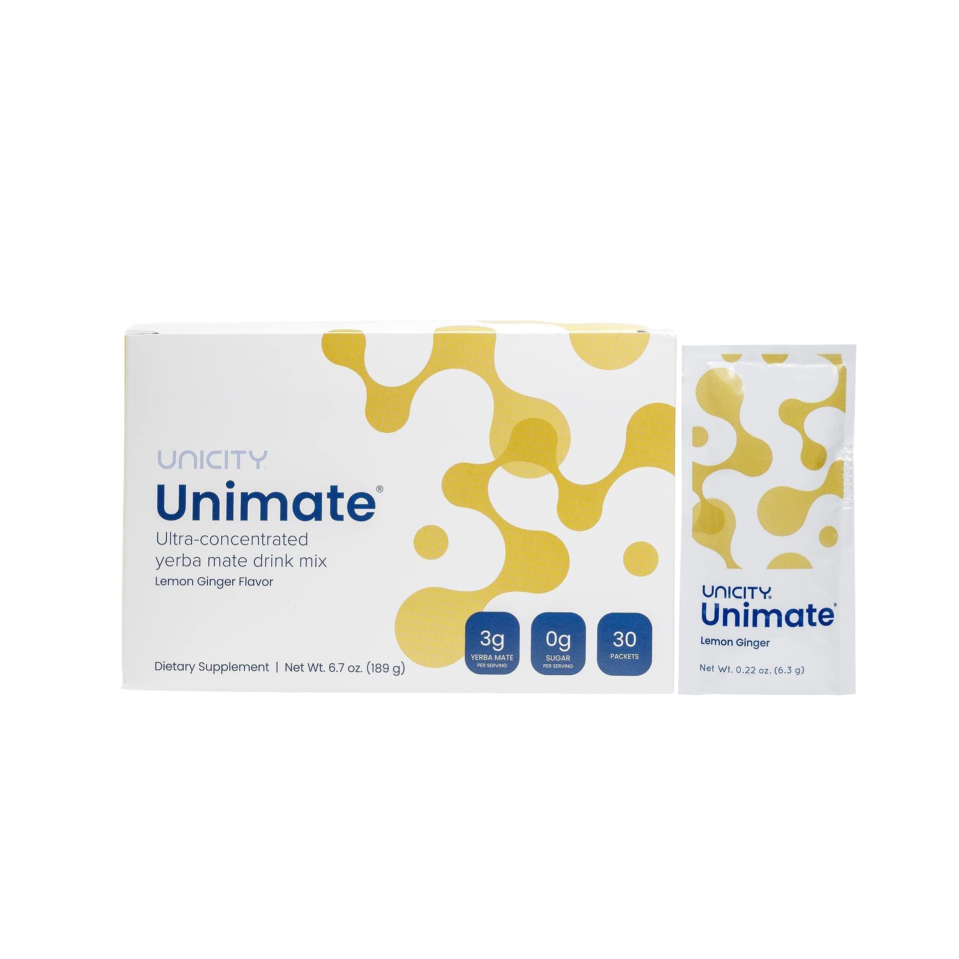 Unicity UNIMATE (Lemon Ginger, 30 Pouches) Unicity uk supplements