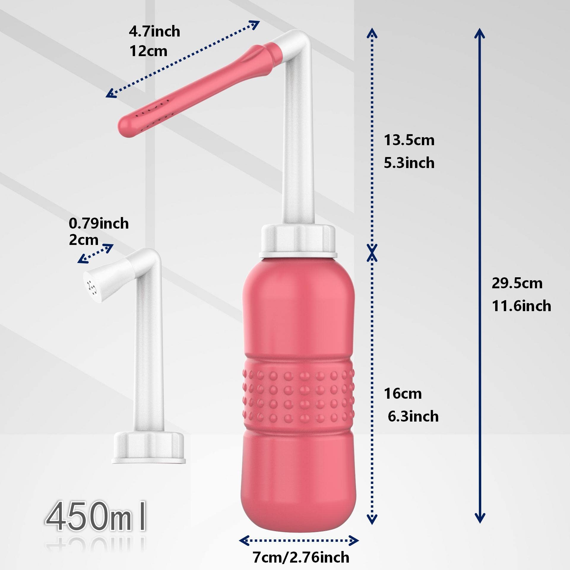 2PCS Vaginal irrigation Intimate Wash for Women,Portable Bidet Travel Bidets,Peri Bottle TONELIFE uk supplements