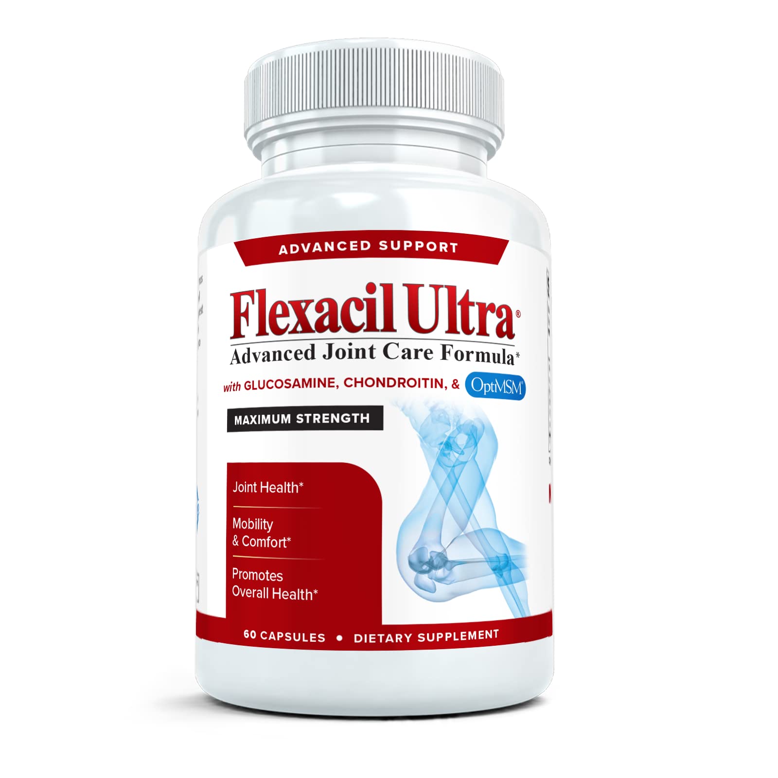 Flexacil Ultra (3 Bottles) Maximum Strength Joint Health & Support Supplement | Glucosami Flexacil Ultra uk supplements