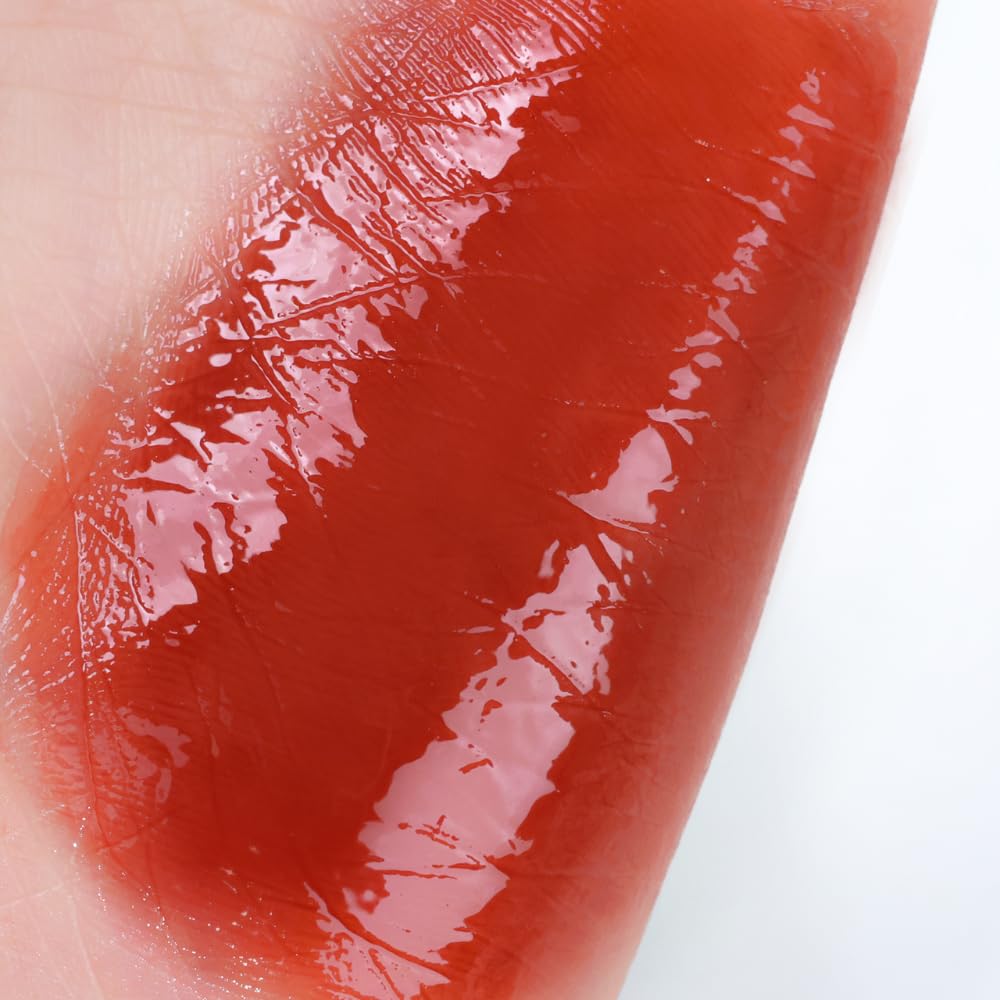YNM Heart Jelling Tint, PEPPER JELLING, Silicone Lip Brush Included, K-Beauty, Non-Sticky, Moisturizing, Smudge-Proof, Korean Lip Tint, Long-Lasting, Vivid Color, 0.09 oz YNM uk supplements