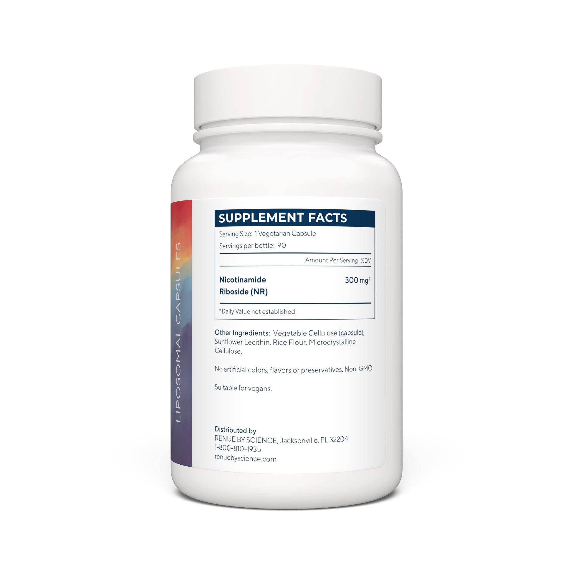 RENUE by Science Nicotinamide Riboside | High Strength Liposomal NAD Supplement | 90 Nicotinamide Capsules - 300mg Nicotinamide Riboside per Serving | Manufactured in The USA Third-Party Tested Renue By Science uk supplements